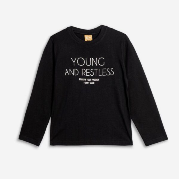 FUNKY - Βαμβακερή μπλούζα αγόρι YOUNG and RESTLESS - Image 1